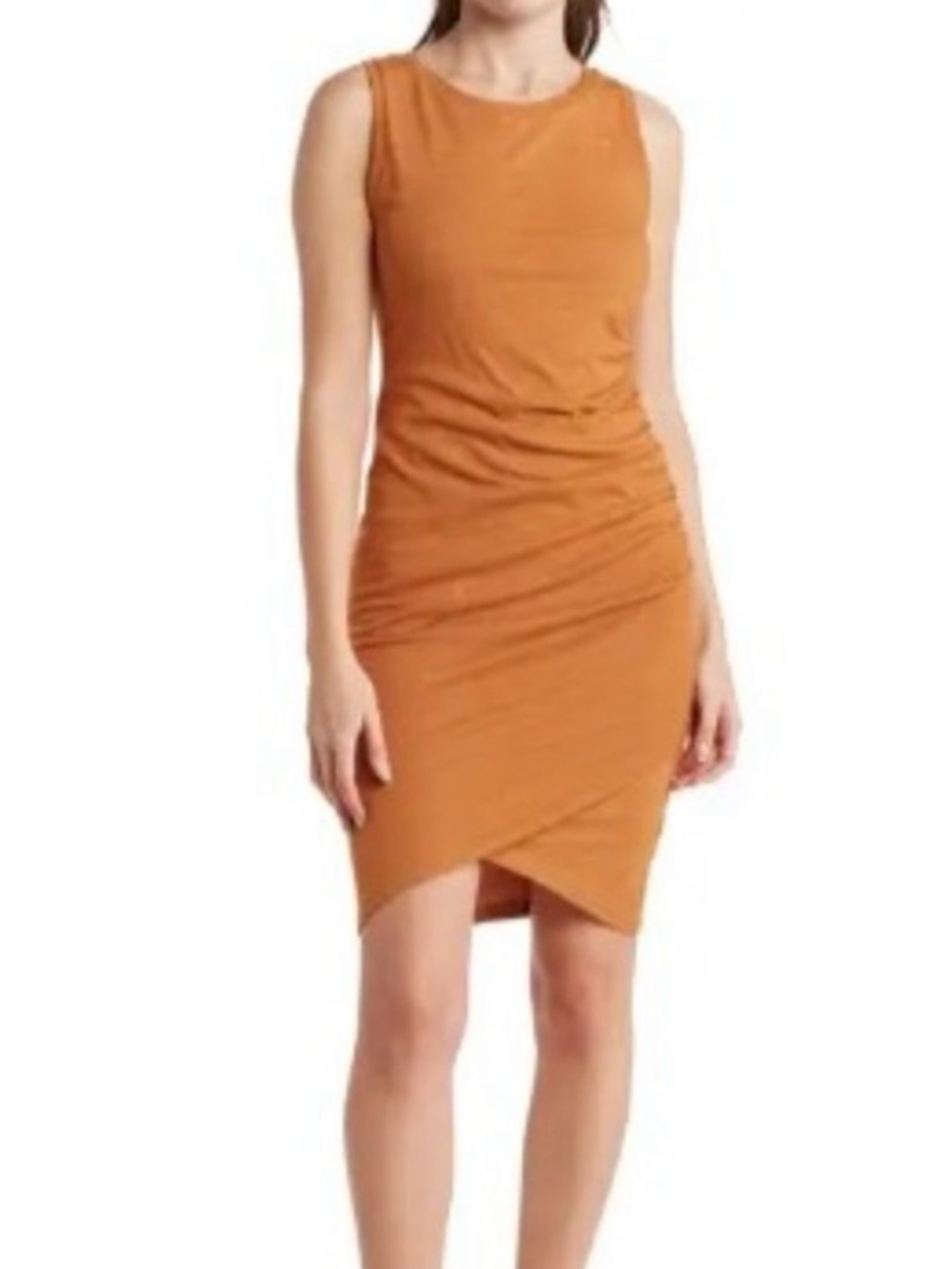 Melrose and Market Ruched Bodycon Sleeveless Dress Small